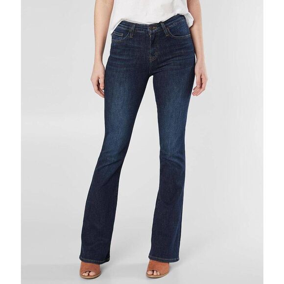 Flying Monkey High Rise Flare Stretch Jean - Picture 1 of 4